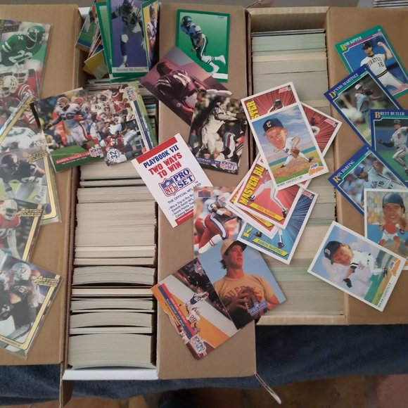 MYSTERY BAG of 100 mixed unsearched baseball football card mixed collection - Picture 4 of 10